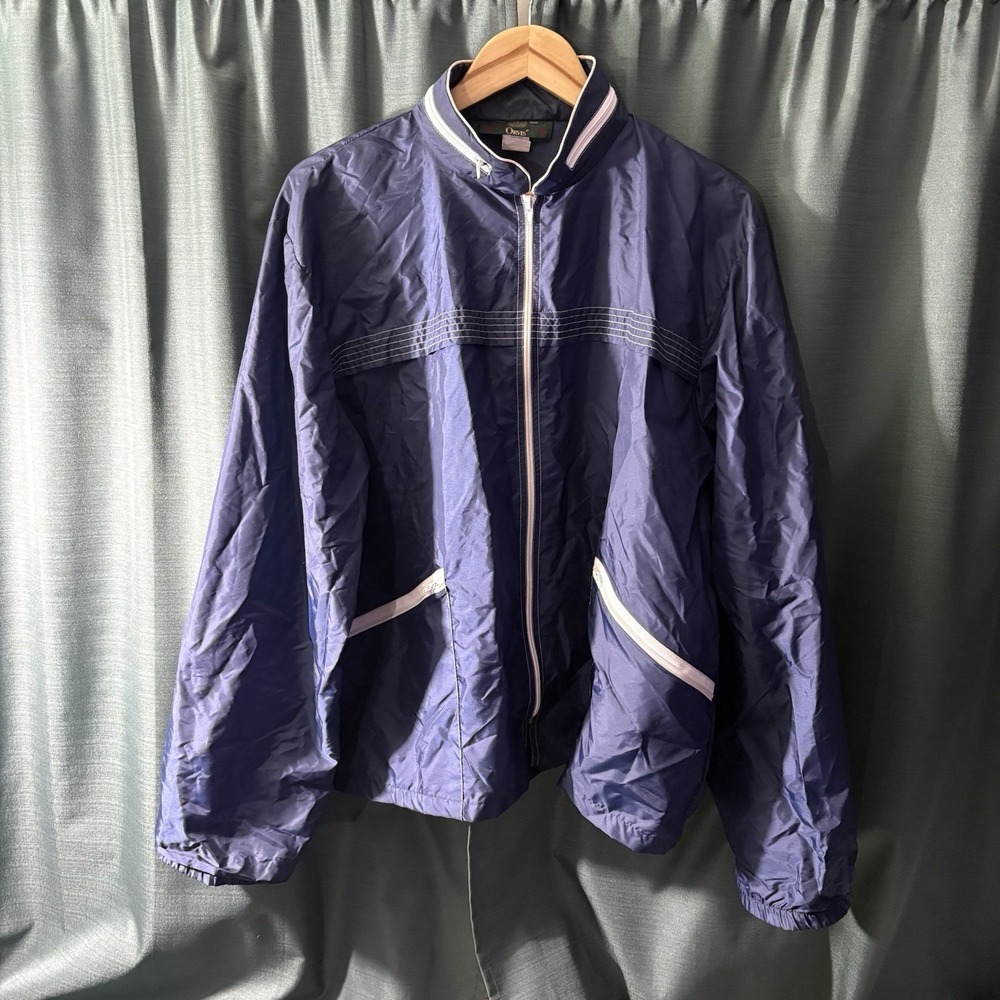 Vintage ORVIS Navy Light Windbreaker Jacket‎ Sz XL  Packable
